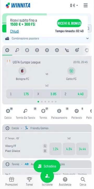 Winnita app - Introduzione